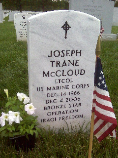 Military Moms Prayer Group based in Vero Beach, FL honors a fallen hero, Joseph Trane McCloud, who is buried in Arlington National Cemetery.